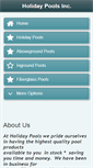 Mobile Screenshot of holidaypoolswv.co